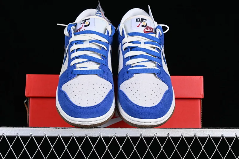 All categories Nk SB Dunk series Nk SB Dunk Low low-top sneakers Nk SB Dunk Low "85" white and blue double hook SB low-top sports and leisure sneakers DO9457-139